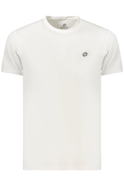 LOTTO T-SHIRT MANICHE CORTE UOMO BIANCO