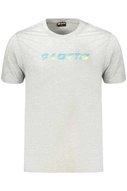 LOTTO T-SHIRT MANICHE CORTE UOMO GRIGIO