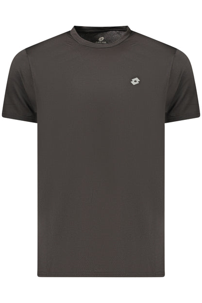 LOTTO T-SHIRT MANICHE CORTE UOMO NERO