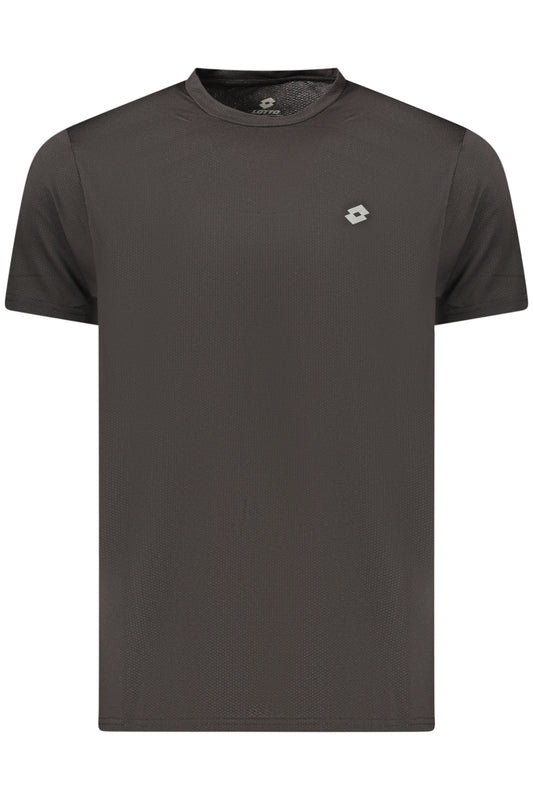 LOTTO T-SHIRT MANICHE CORTE UOMO NERO
