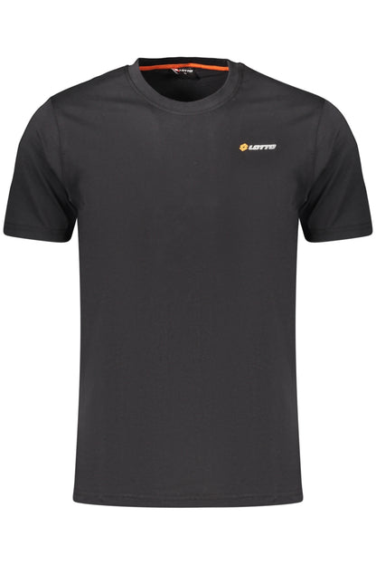 LOTTO T-SHIRT MANICHE CORTE UOMO NERO