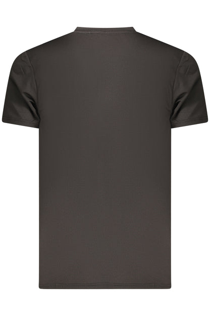 LOTTO T-SHIRT MANICHE CORTE UOMO NERO