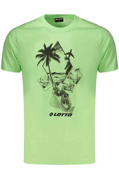 LOTTO T-SHIRT MANICHE CORTE UOMO VERDE