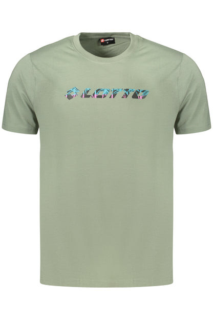 LOTTO T-SHIRT MANICHE CORTE UOMO VERDE