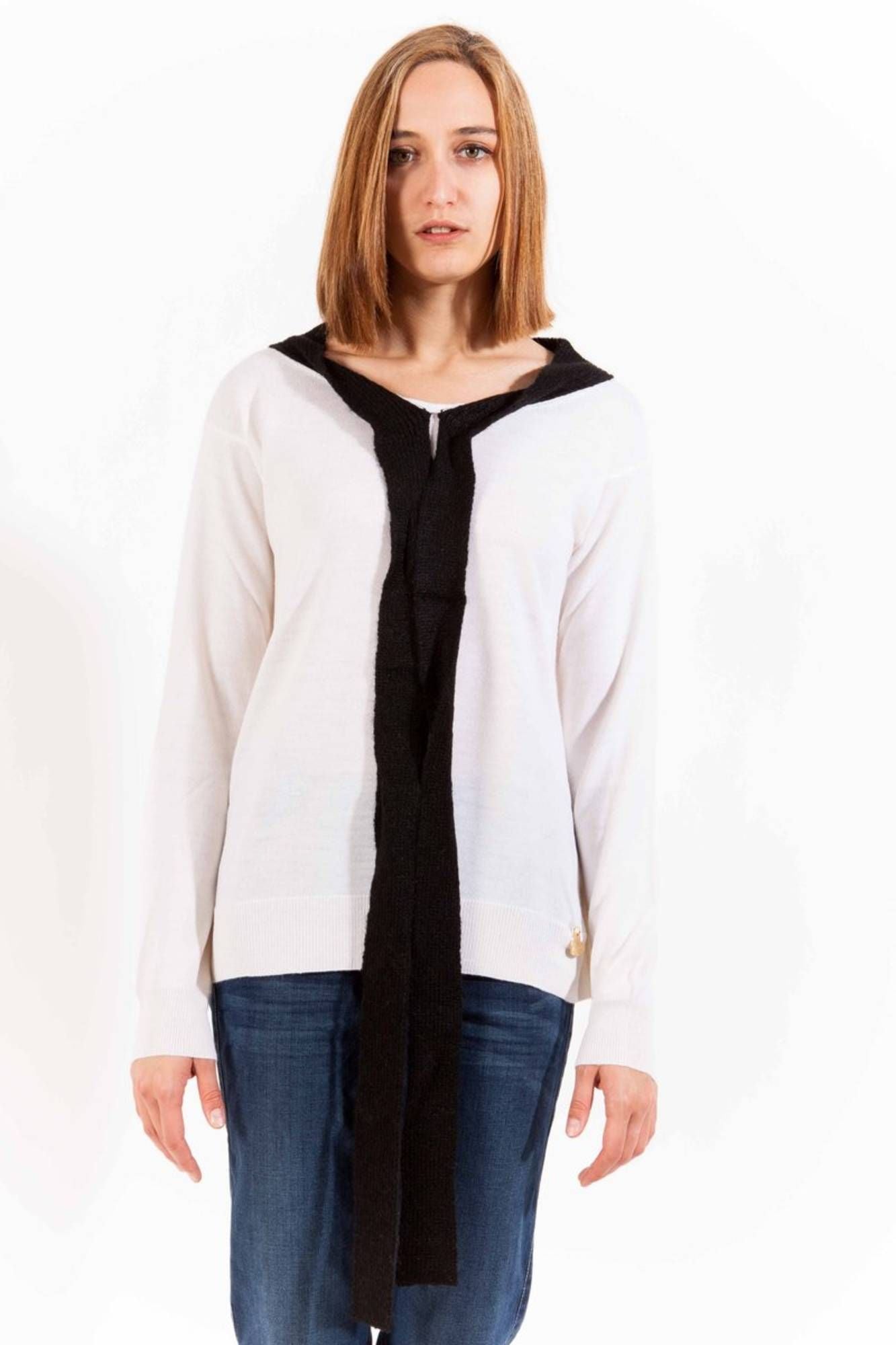 LOVE MOSCHINO MAGLIA DONNA BIANCO