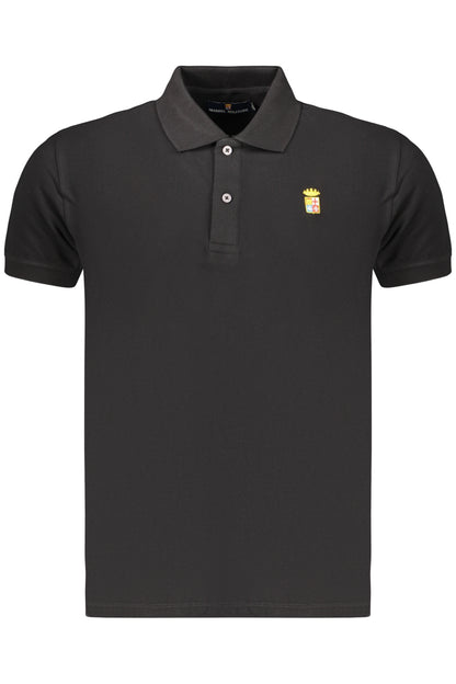 MARINA MILITARE POLO MANICHE CORTE UOMO NERO