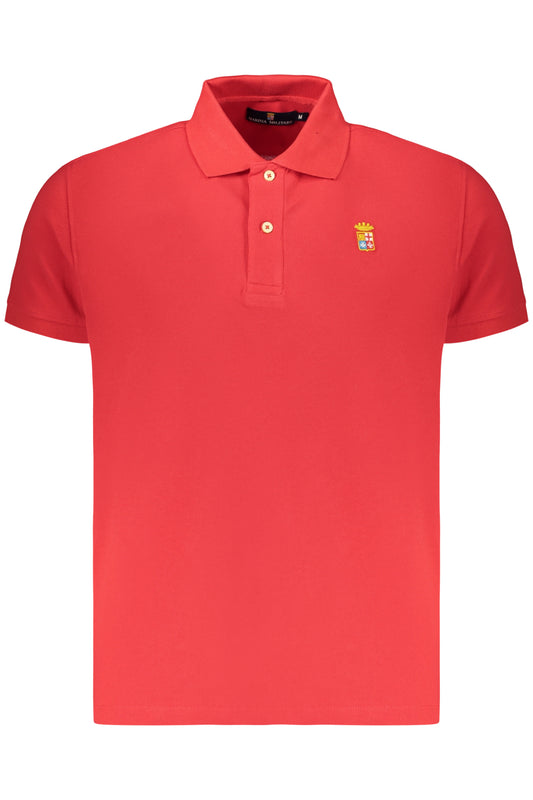 MARINA MILITARE POLO MANICHE CORTE UOMO ROSSO