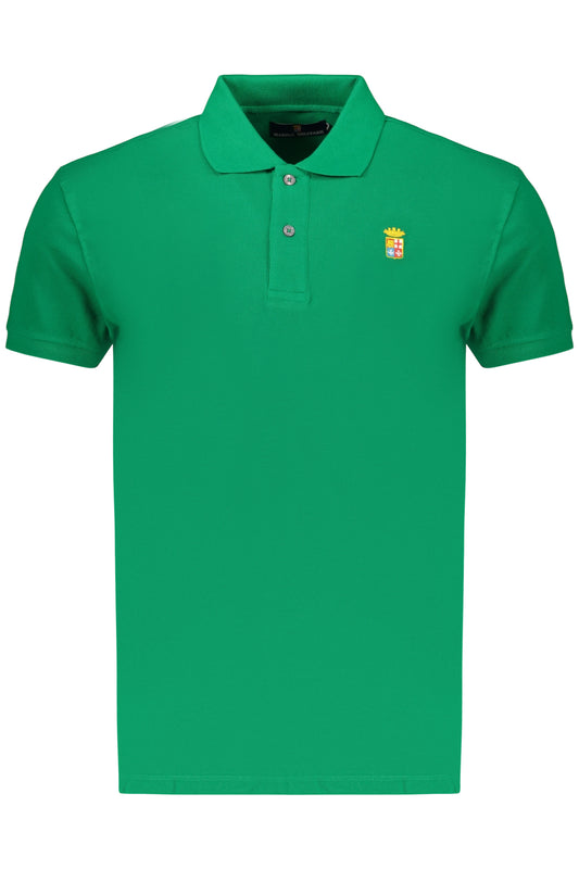 MARINA MILITARE POLO MANICHE CORTE UOMO VERDE