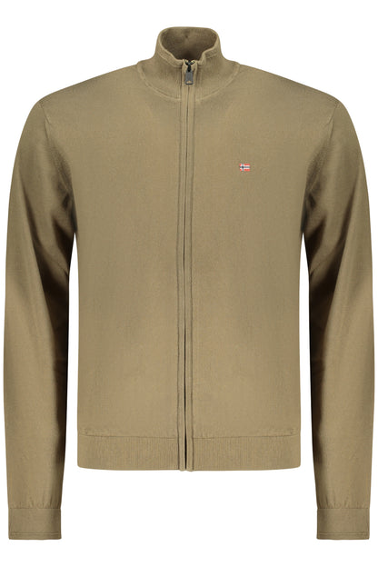NAPAPIJRI CARDIGAN UOMO VERDE