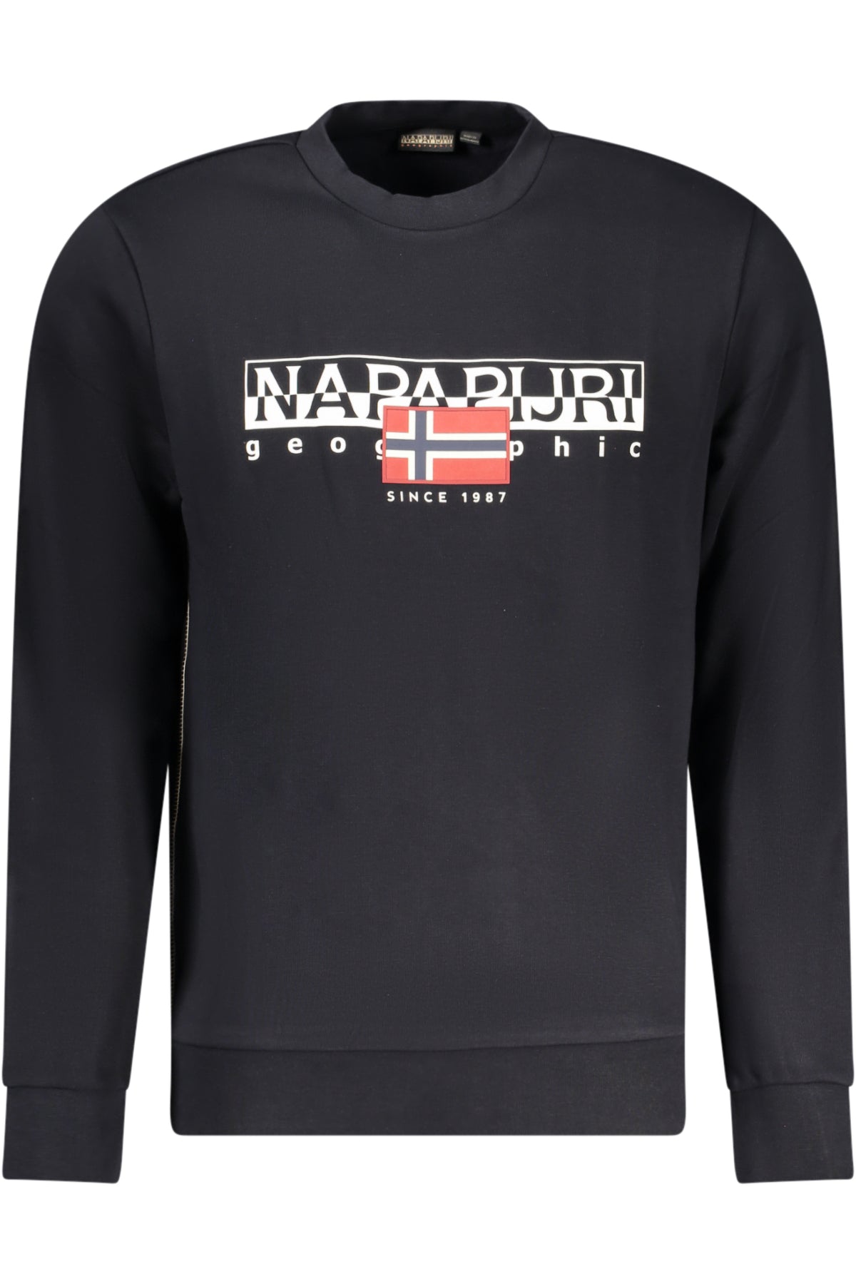 NAPAPIJRI FELPA SENZA ZIP UOMO NERO
