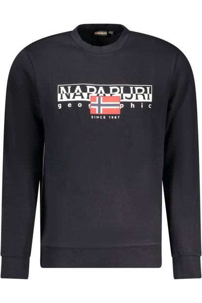 NAPAPIJRI FELPA SENZA ZIP UOMO NERO