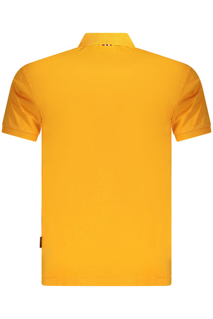 NAPAPIJRI POLO MANICHE CORTE UOMO ARANCIO