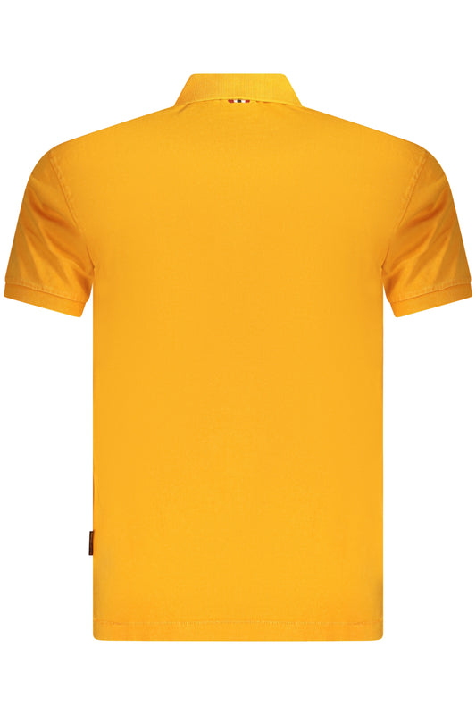 NAPAPIJRI POLO MANICHE CORTE UOMO ARANCIO
