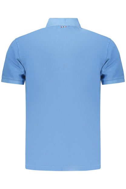 NAPAPIJRI POLO MANICHE CORTE UOMO AZZURRO