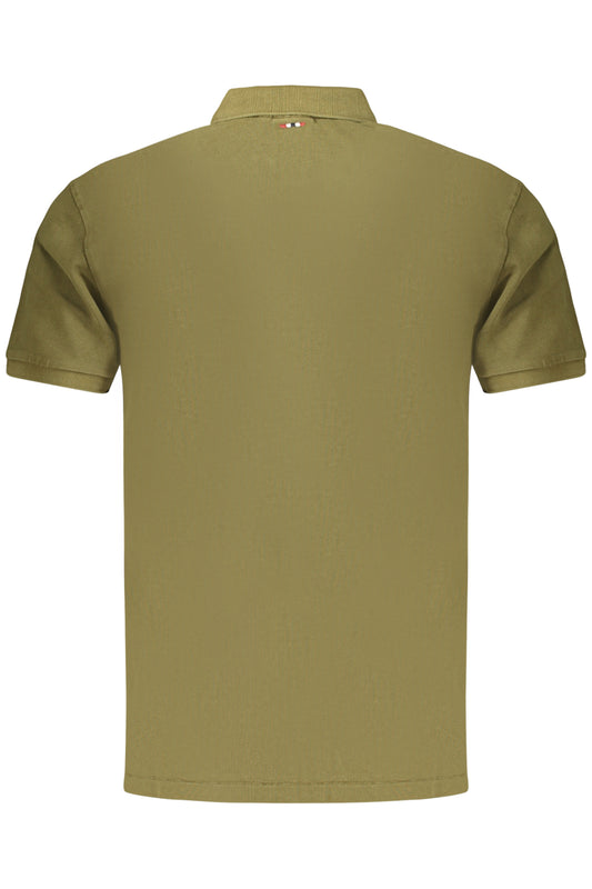 NAPAPIJRI POLO MANICHE CORTE UOMO VERDE