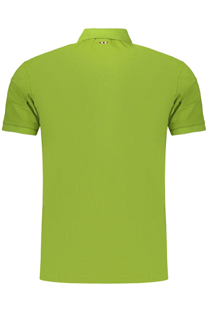 NAPAPIJRI POLO MANICHE CORTE UOMO VERDE