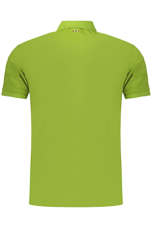 NAPAPIJRI POLO MANICHE CORTE UOMO VERDE