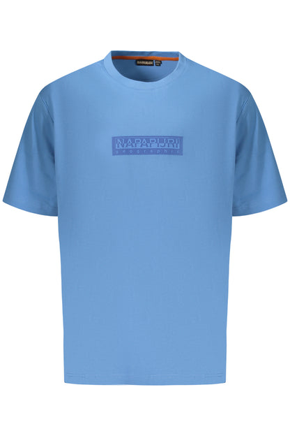 NAPAPIJRI T-SHIRT MANICHE CORTE UOMO AZZURRO