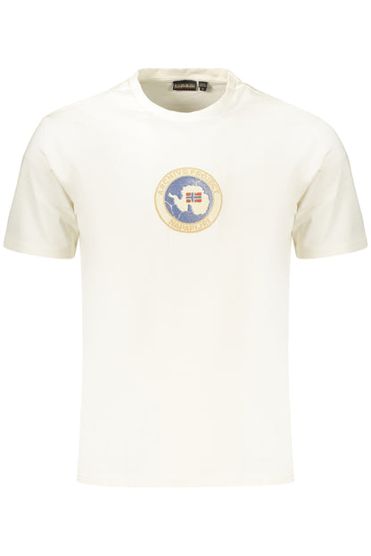 NAPAPIJRI T-SHIRT MANICHE CORTE UOMO BIANCO