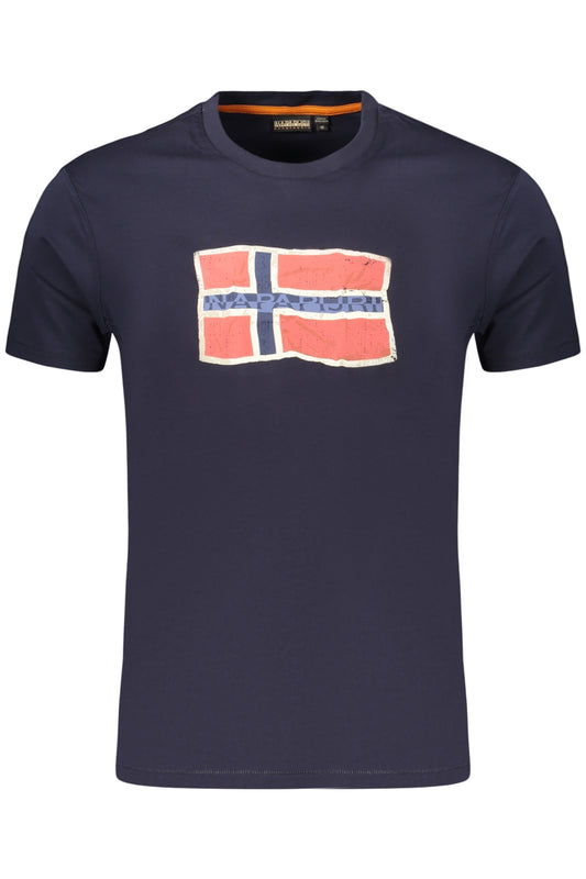 NAPAPIJRI T-SHIRT MANICHE CORTE UOMO BLU