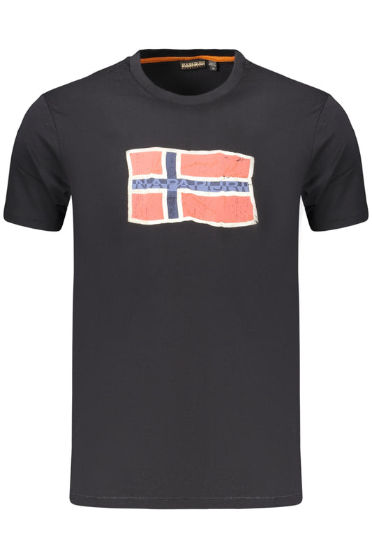 NAPAPIJRI T-SHIRT MANICHE CORTE UOMO NERO