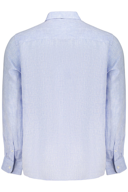 NORTH SAILS CAMICIA MANICHE CORTE UOMO AZZURRO