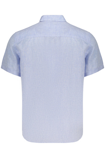 NORTH SAILS CAMICIA MANICHE CORTE UOMO AZZURRO