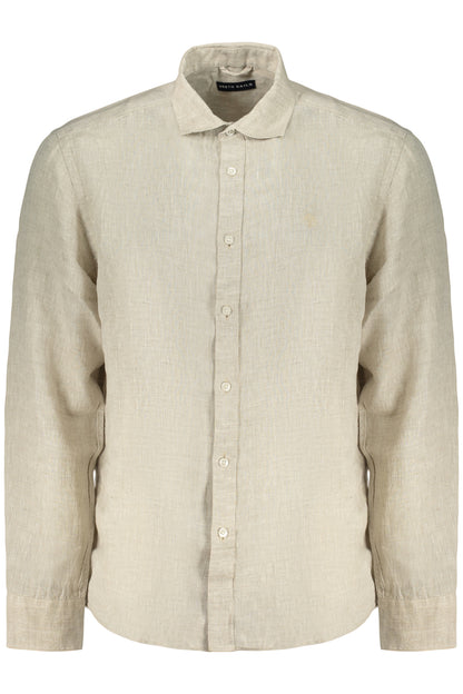 NORTH SAILS CAMICIA MANICHE CORTE UOMO BEIGE