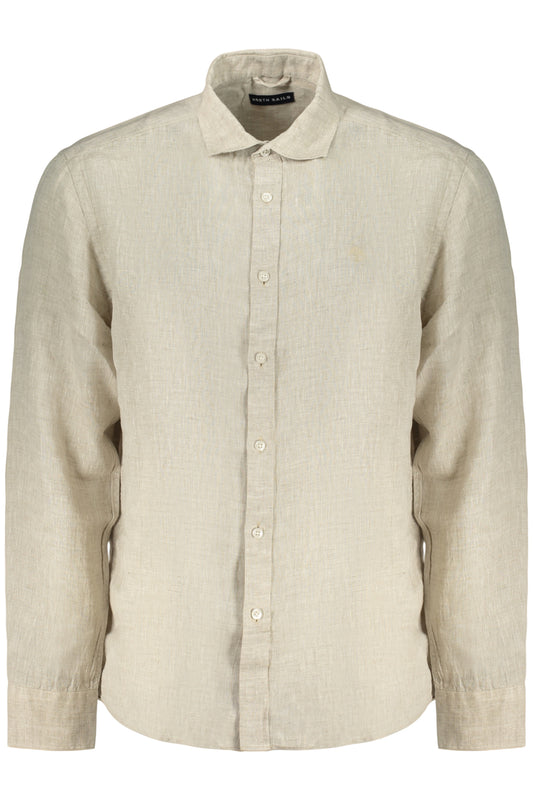 NORTH SAILS CAMICIA MANICHE CORTE UOMO BEIGE