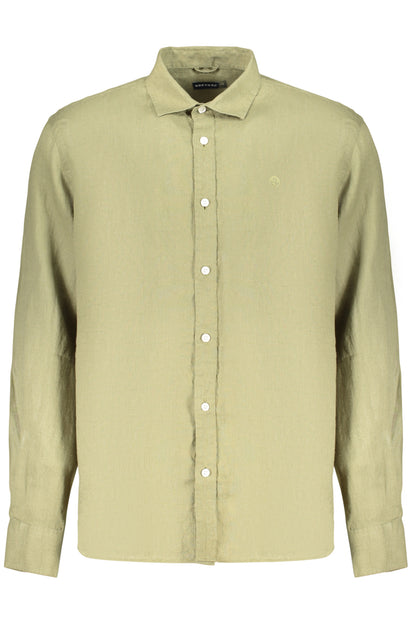 NORTH SAILS CAMICIA MANICHE CORTE UOMO VERDE