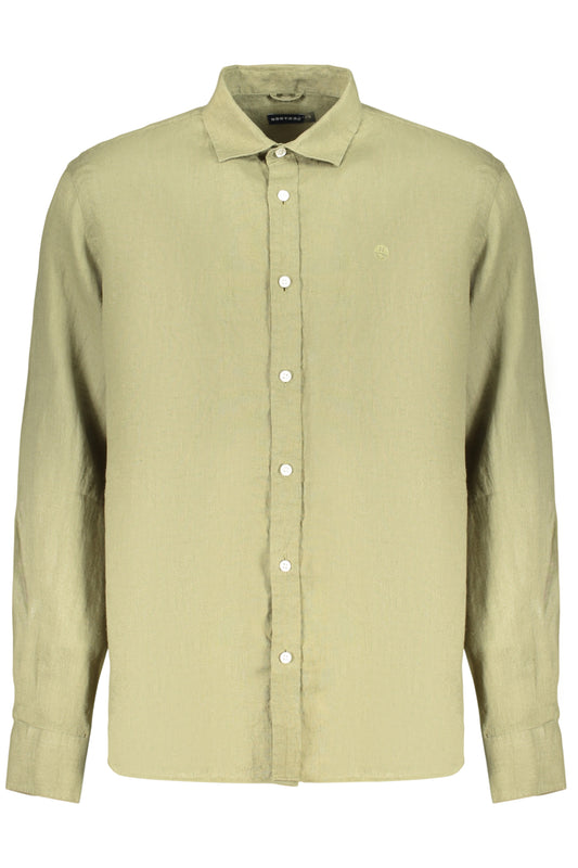 NORTH SAILS CAMICIA MANICHE CORTE UOMO VERDE