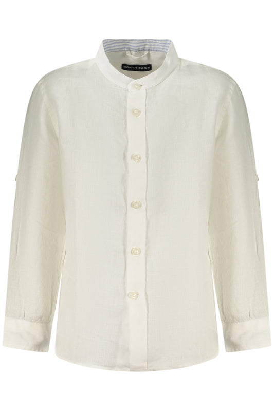 NORTH SAILS CAMICIA MANICHE LUNGHE BAMBINO BIANCO