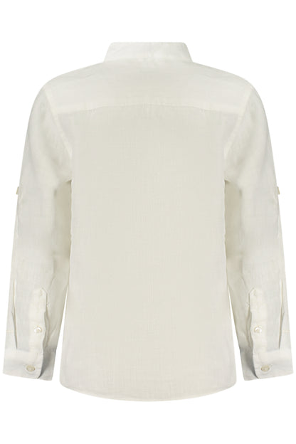 NORTH SAILS CAMICIA MANICHE LUNGHE BAMBINO BIANCO