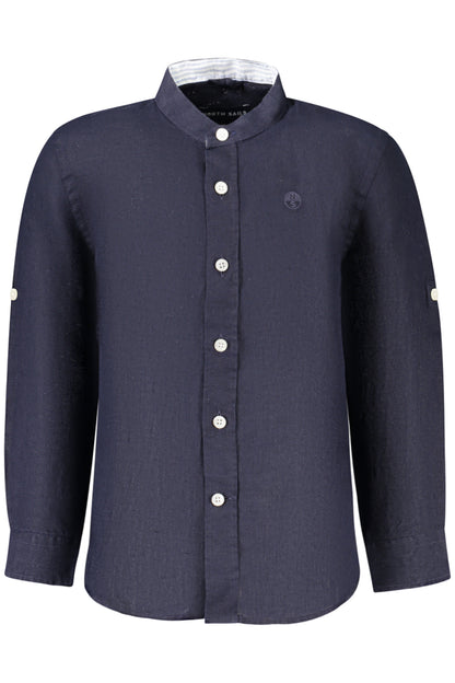 NORTH SAILS CAMICIA MANICHE LUNGHE BAMBINO BLU