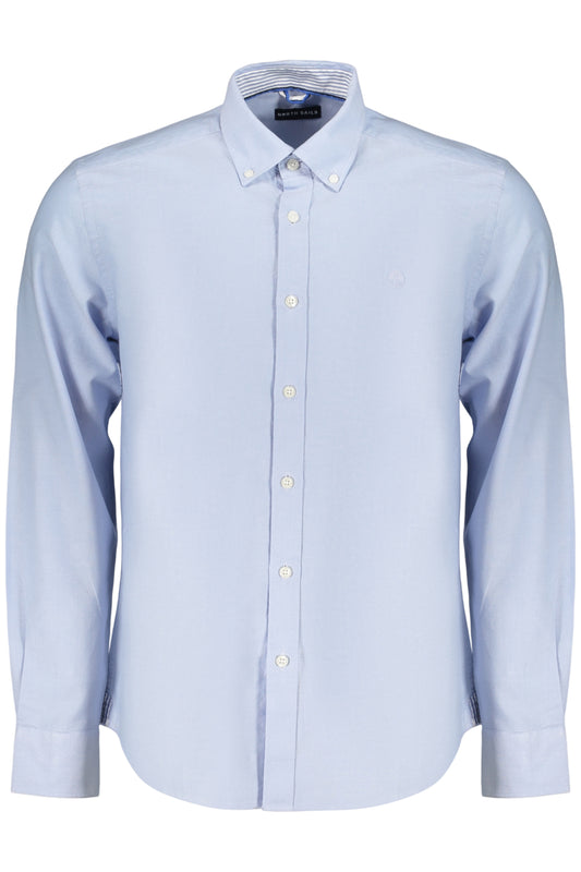 NORTH SAILS CAMICIA MANICHE LUNGHE UOMO AZZURRO