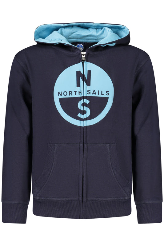 NORTH SAILS FELPA CON ZIP BAMBINO BLU