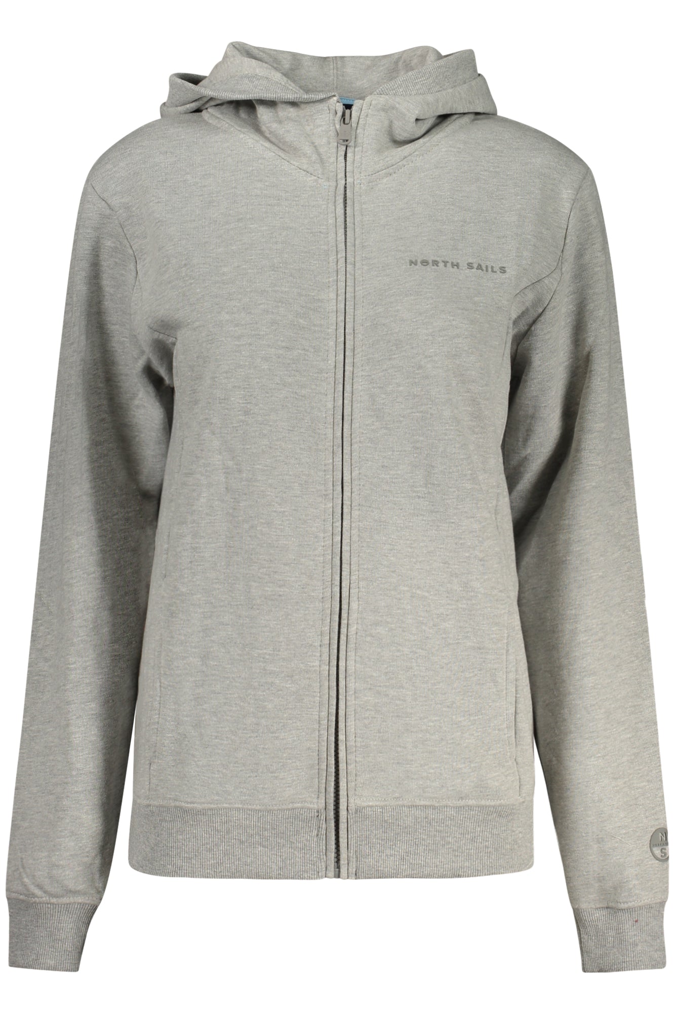 NORTH SAILS FELPA CON ZIP DONNA GRIGIO