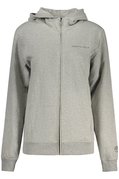 NORTH SAILS FELPA CON ZIP DONNA GRIGIO