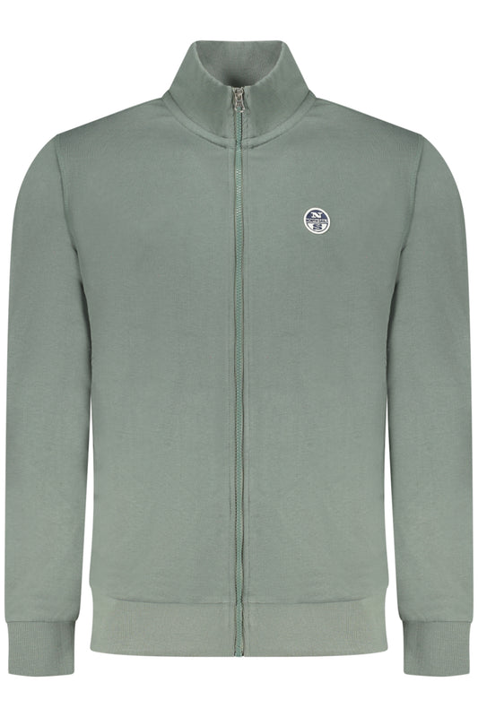 NORTH SAILS FELPA CON ZIP UOMO VERDE