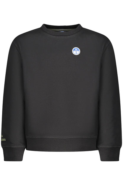 NORTH SAILS FELPA SENZA ZIP BAMBINO NERO
