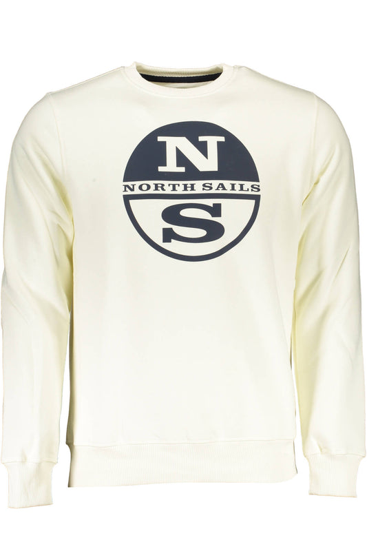 NORTH SAILS FELPA SENZA ZIP UOMO BIANCO