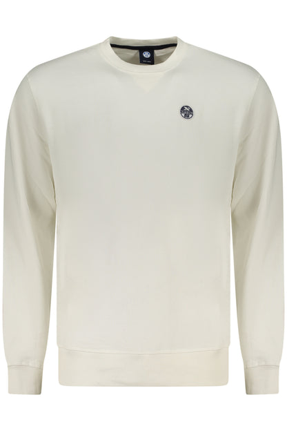 NORTH SAILS FELPA SENZA ZIP UOMO BIANCO