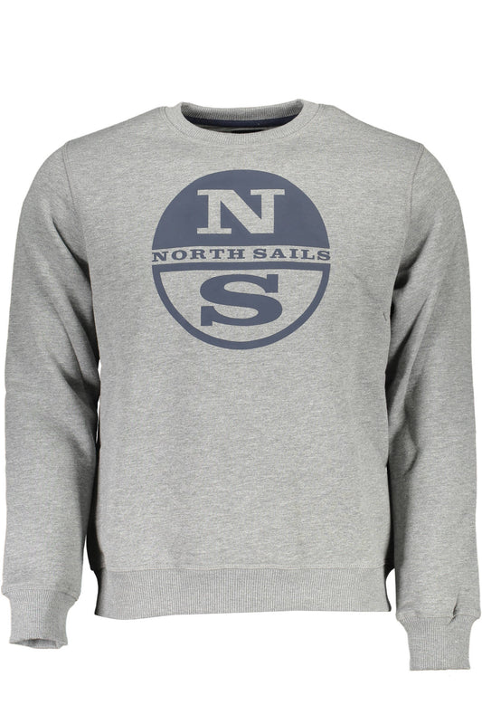 NORTH SAILS NORTH SAILS FELPA SENZA ZIP UOMO GRIGIO