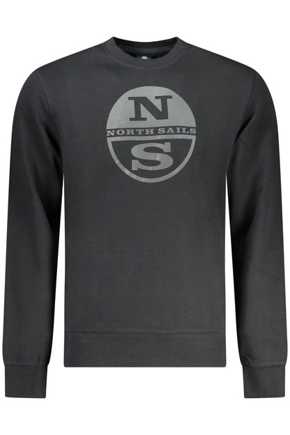 NORTH SAILS FELPA SENZA ZIP UOMO NERO