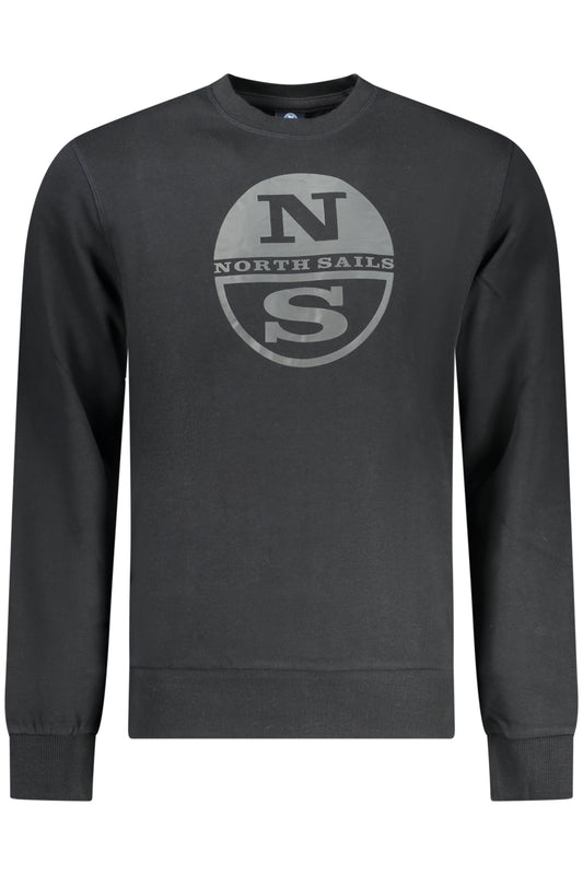 NORTH SAILS FELPA SENZA ZIP UOMO NERO