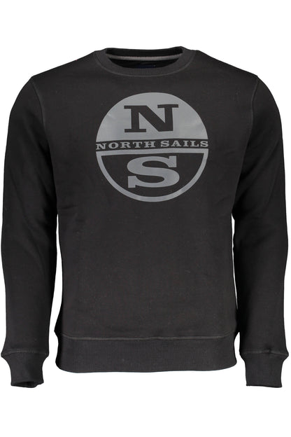 NORTH SAILS FELPA SENZA ZIP UOMO NERO