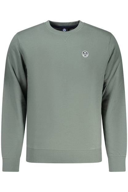 NORTH SAILS FELPA SENZA ZIP UOMO VERDE