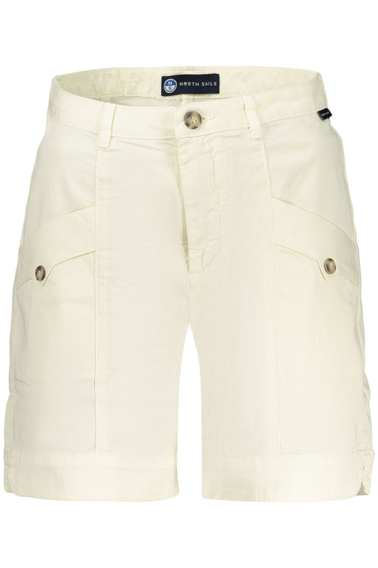 NORTH SAILS PANTALONE SHORT DONNA BIANCO