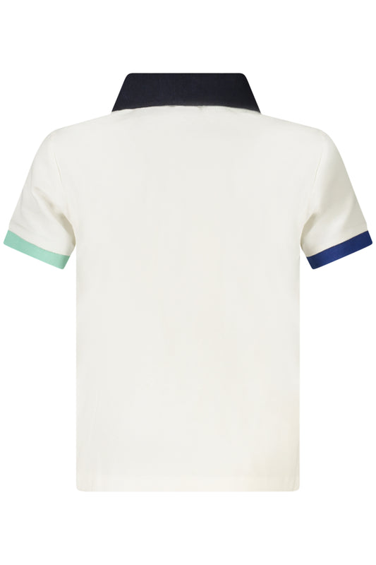 NORTH SAILS POLO MANICHE CORTE BAMBINO BIANCO