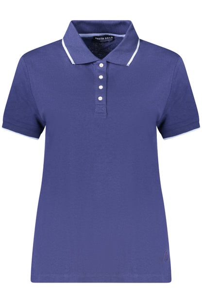 NORTH SAILS POLO MANICHE CORTE DONNA BLU